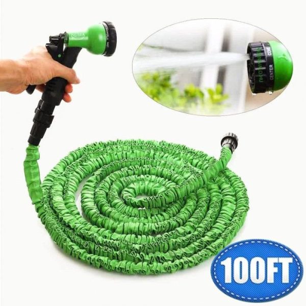 100 Ft Garden Hose Pipe New Expandable Magic Flexible Water Hose