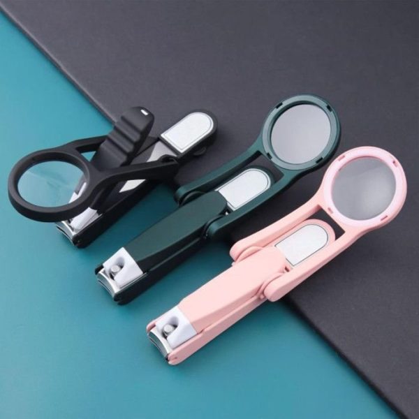 Magnifying Nail Clippers, Stainless Steel Nail Cutter - Image 4